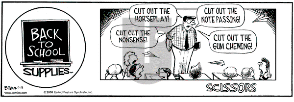 Grand Avenue on Wednesday September 13, 2006 Comic Strip