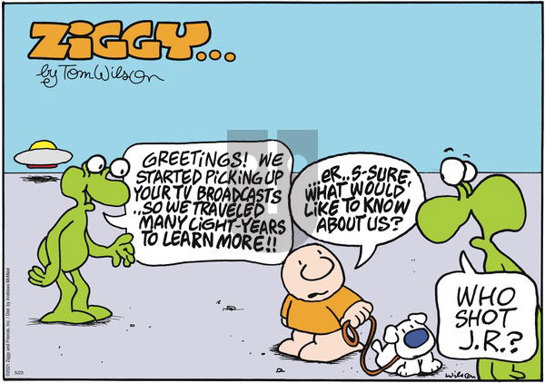 Ziggy on Sunday May 23, 2021 Comic Strip