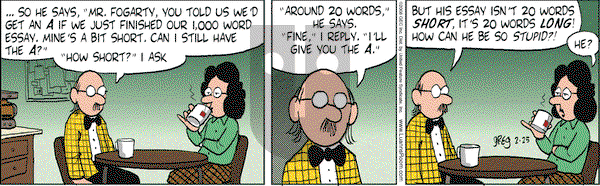 Luann on Monday February 25, 2008 Comic Strip