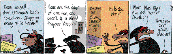 The Knight Life on Saturday September 3, 2011 Comic Strip