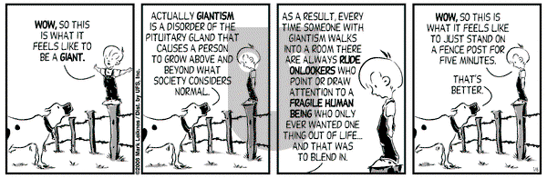 Cow and Boy Classics on Friday January 6, 2006 Comic Strip