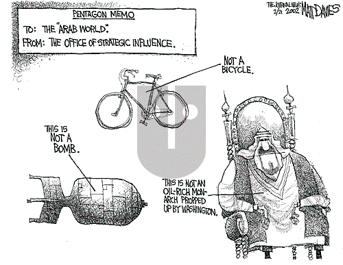 Matt Davies on Sunday March 24, 2002 Comic Strip