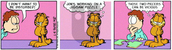 Garfield on Friday March 7, 1997 Comic Strip