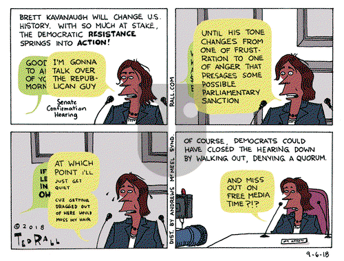 Ted Rall on Thursday September 6, 2018 Comic Strip