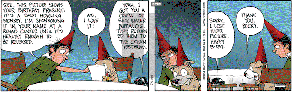 Get Fuzzy on Tuesday July 11, 2006 Comic Strip