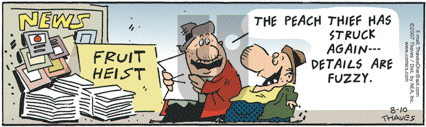 Frank and Ernest on Friday August 10, 2007 Comic Strip