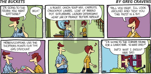 The Buckets - Sunday July 24, 2022 Comic Strip