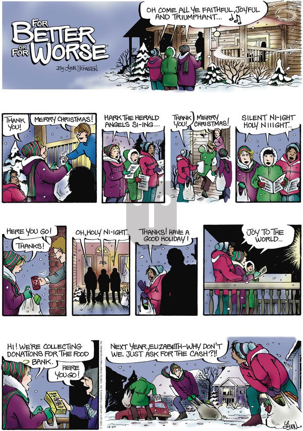For Better or For Worse on Sunday December 20, 1998 Comic Strip