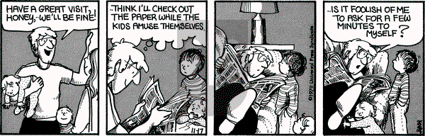 For Better or For Worse on Saturday November 17, 1979 Comic Strip