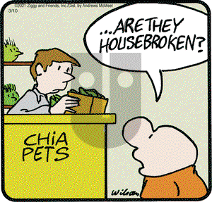 Ziggy on Wednesday March 10, 2021 Comic Strip