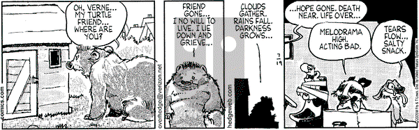 Over the Hedge on Tuesday July 19, 2005 Comic Strip