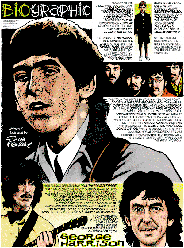 Biographic on Sunday November 18, 2007 Comic Strip