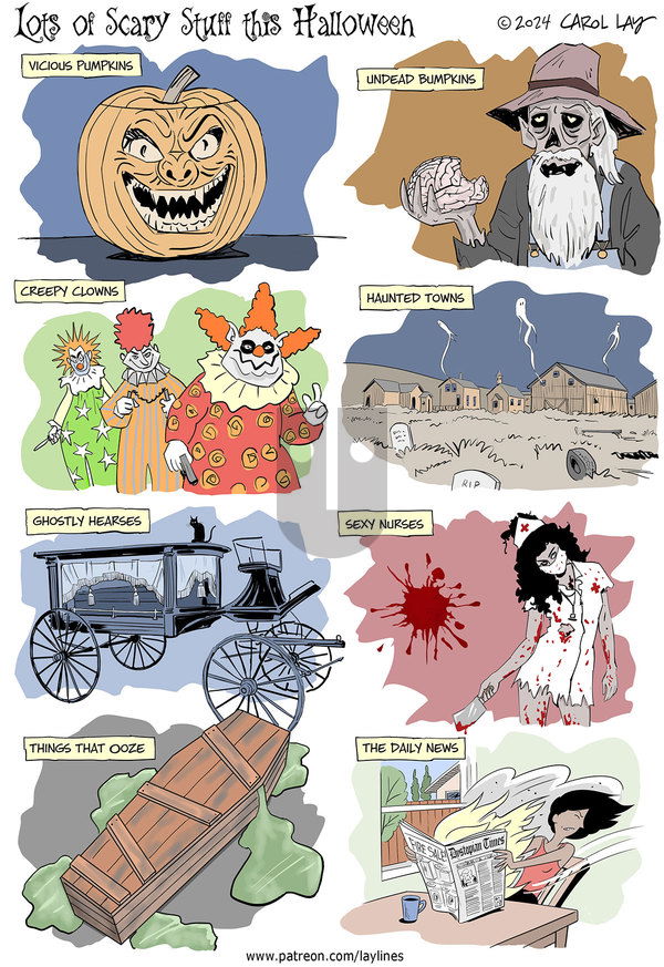 Lay Lines on Monday October 28, 2024 Comic Strip