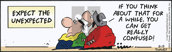 Frank and Ernest on Thursday August 13, 2015 Comic Strip