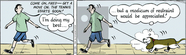 Fred Basset on Friday July 26, 2013 Comic Strip