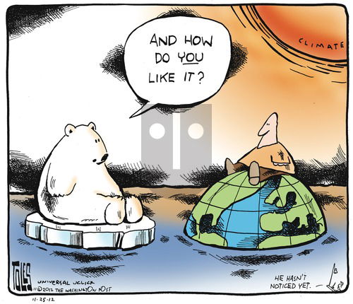 Tom Toles on Sunday November 25, 2012 Comic Strip