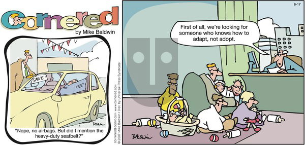 Cornered on Sunday June 17, 2007 Comic Strip