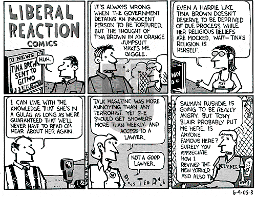 Ted Rall on Saturday June 11, 2005 Comic Strip