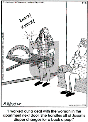 Close to Home on Wednesday March 18, 1998 Comic Strip