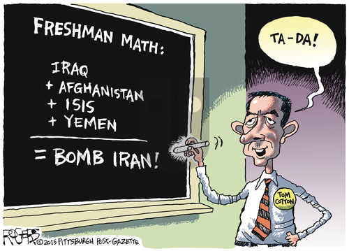 Rob Rogers on Sunday April 12, 2015 Comic Strip