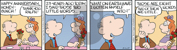 Drabble on Wednesday November 1, 2017 Comic Strip