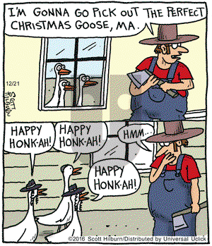 The Argyle Sweater on Wednesday December 21, 2016 Comic Strip