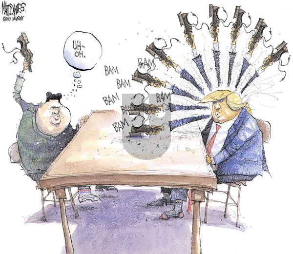 Matt Davies on Wednesday April 26, 2017 Comic Strip