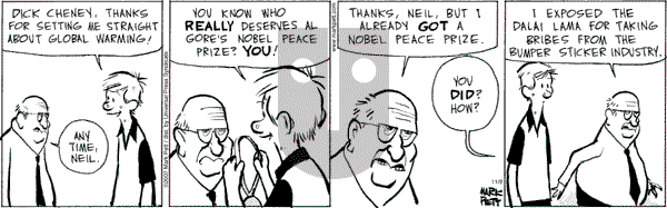 Lucky Cow on Friday November 9, 2007 Comic Strip