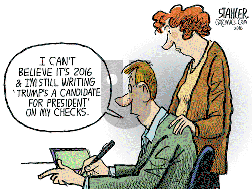 Jeff Stahler on Tuesday January 5, 2016 Comic Strip