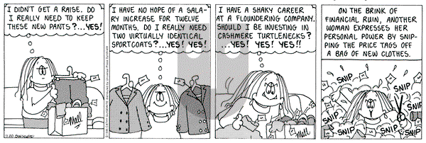 Cathy Classics on Wednesday November 20, 1996 Comic Strip
