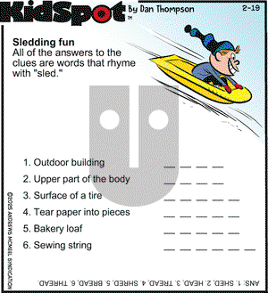 KidSpot on Wednesday February 19, 2025 Comic Strip