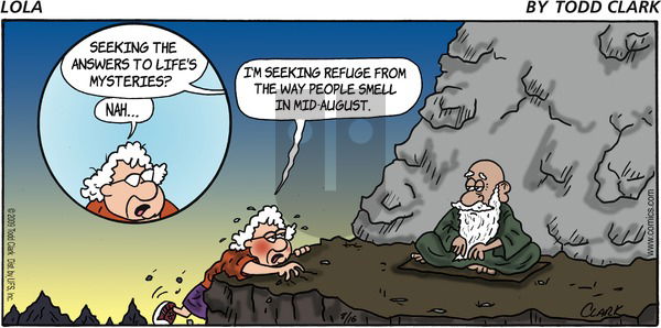 Lola on Sunday August 16, 2009 Comic Strip