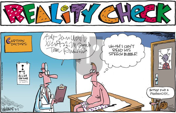 Reality Check on Sunday May 3, 2015 Comic Strip