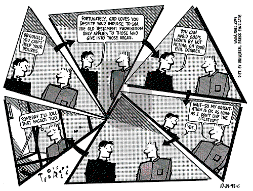 Ted Rall on Monday November 2, 1998 Comic Strip