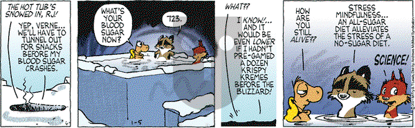 Over the Hedge on Tuesday January 5, 2021 Comic Strip