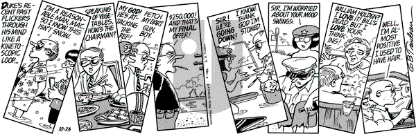 Doonesbury on Thursday October 23, 1986 Comic Strip