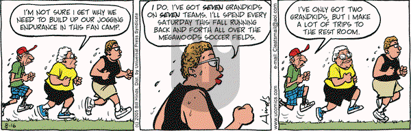Cleats on Tuesday August 16, 2005 Comic Strip