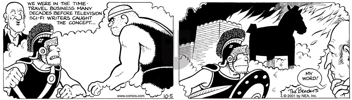 Alley Oop - Friday October 5, 2001 Comic Strip
