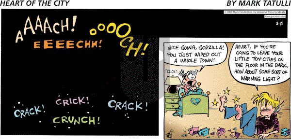 Heart of the City on Sunday March 15, 2009 Comic Strip
