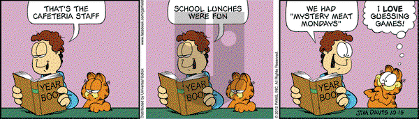 Garfield on Saturday October 13, 2012 Comic Strip