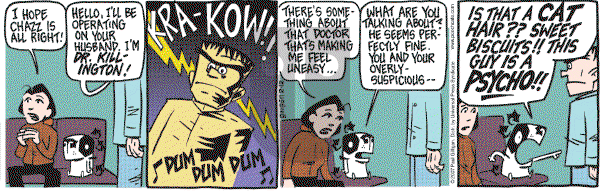 Pooch Cafe on Monday February 12, 2007 Comic Strip