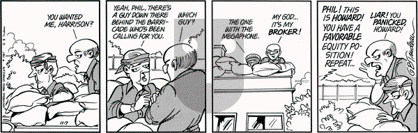 Doonesbury on Saturday November 7, 1987 Comic Strip