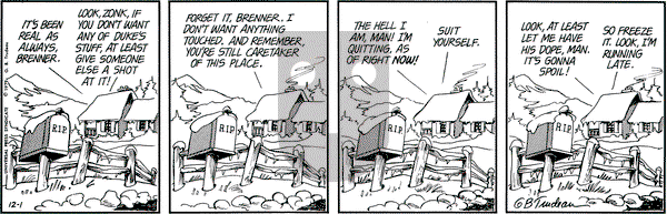 Doonesbury on Saturday December 1, 1979 Comic Strip