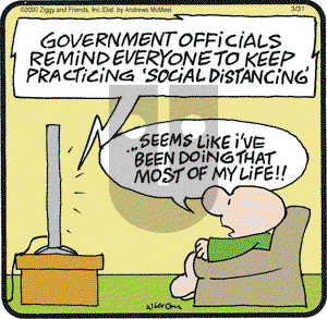 Ziggy on Tuesday March 31, 2020 Comic Strip