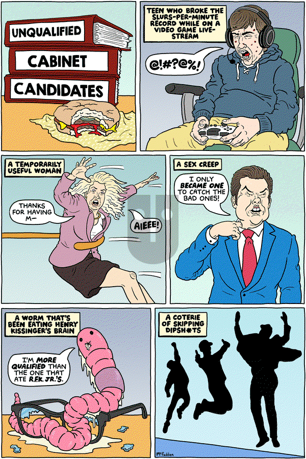 Brian McFadden on Monday November 18, 2024 Comic Strip