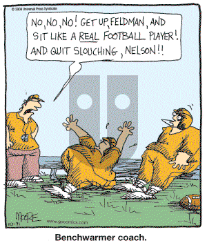 In the Bleachers - Friday October 31, 2008 Comic Strip