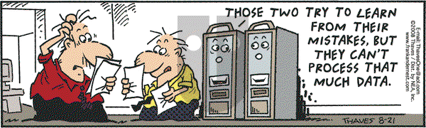 Frank and Ernest on Thursday August 21, 2008 Comic Strip