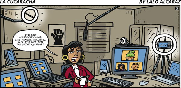 La Cucaracha on Sunday January 24, 2021 Comic Strip