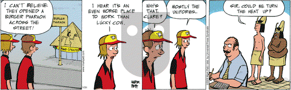 Lucky Cow on Tuesday January 31, 2006 Comic Strip