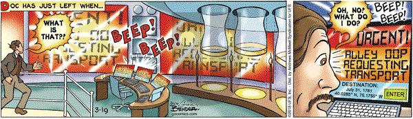 Alley Oop on Monday March 19, 2018 Comic Strip